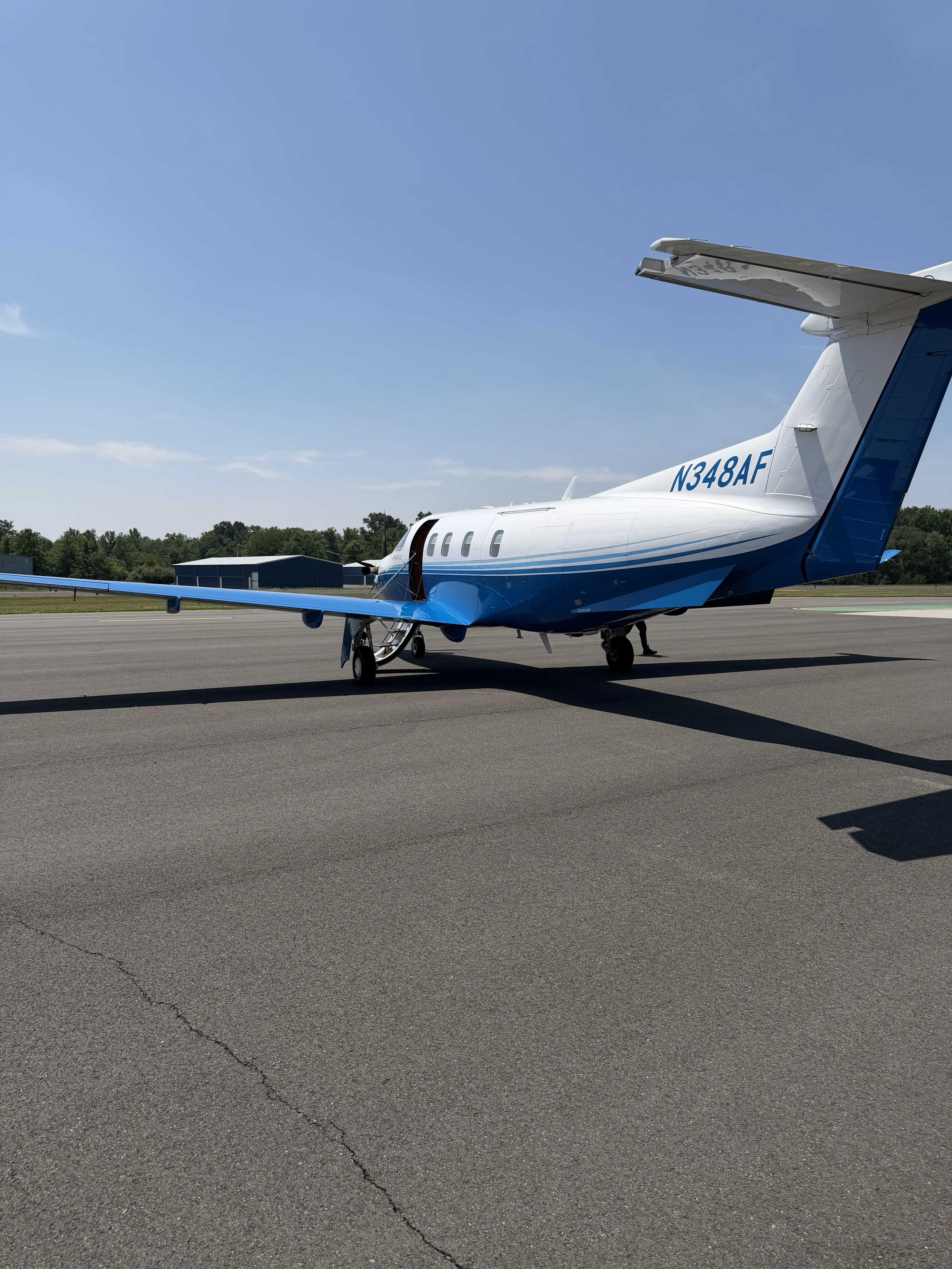 Turboprop aircraft exterior on the ramp, supplied by Aero Precision Detailing